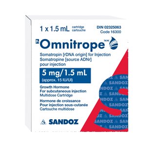 Somatropin Omnitrope 45 Iu 15 Mg 1 5 Ml Cart Sandoz LeCoq To