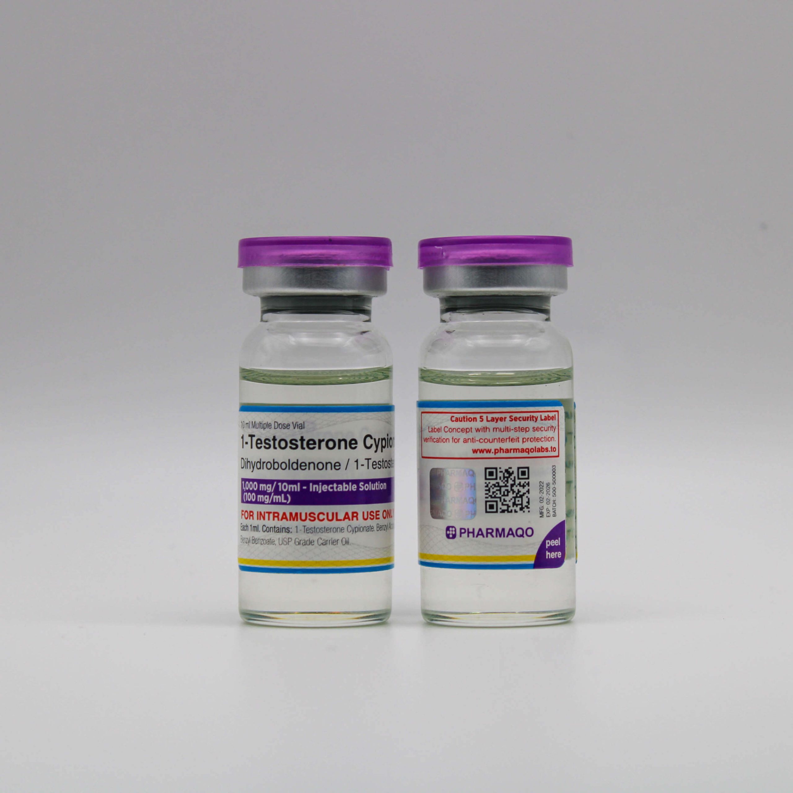 1-Testosterone Cypionate - 1-TC 100mg/ml - 10ml - Pharmaqo Labs - LeCoq.to