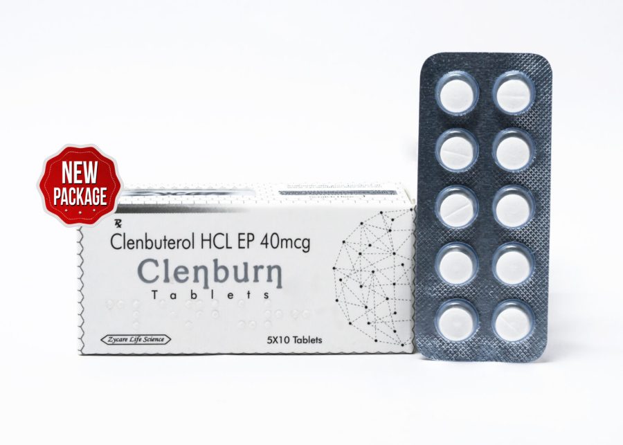 CLENBURN - Clenbuterol HCl E.P. 40mg (5x10) - Pharmacy-EU