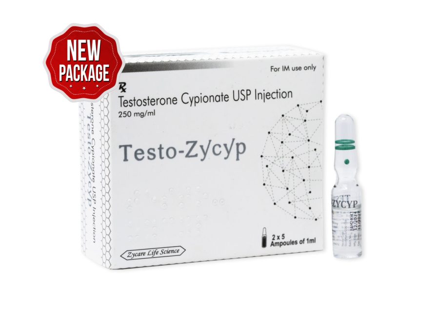 TESTO-ZYCYP - Testosterone Cypionate Inj. 250mg (1x10) - Pharmacy-EU