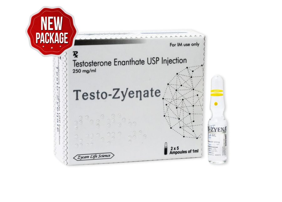 TESTO-ZYENATE - Testosterone Enanthate Inj. 250mg (1x10) - Pharmacy-EU