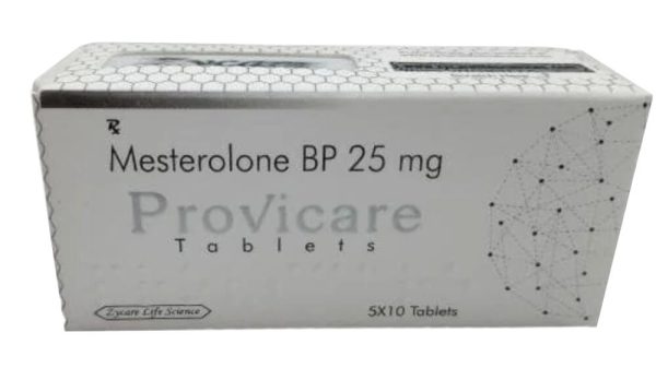 PROVICARE - Mesterolone BP 25mg (5x10) - Pharmacy-EU